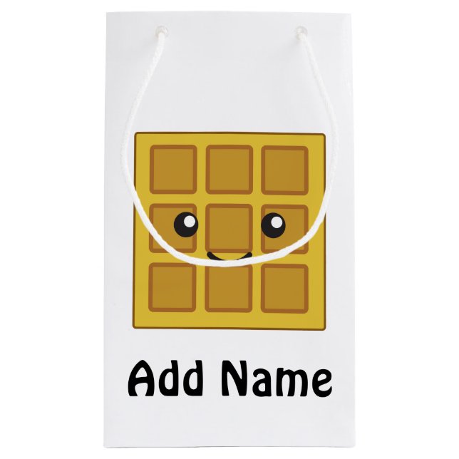 Petit Sac Cadeau Cute gaufre (Dos)