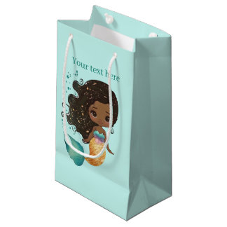 Petit Sac Cadeau Cute imaginaire sirène personnalisable