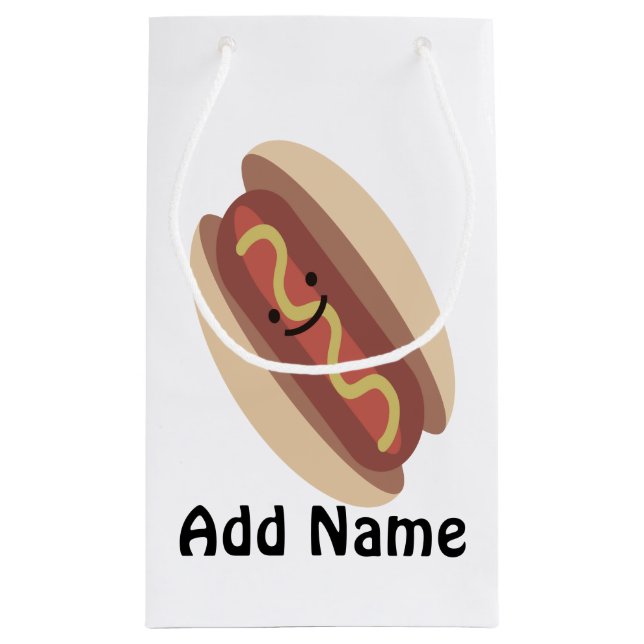 Petit Sac Cadeau Cute Kawaii Hot Dog (Dos)