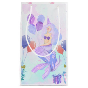 Petit Sac Cadeau Cute Mermaid Birthday Party