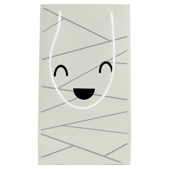 Petit Sac Cadeau Cute Mummy Halloween (Devant)