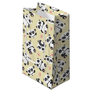 Petit Sac Cadeau Cute panda ours arrière - plan crème de patte