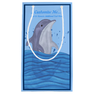 Petit Sac Cadeau Dauphin Splash