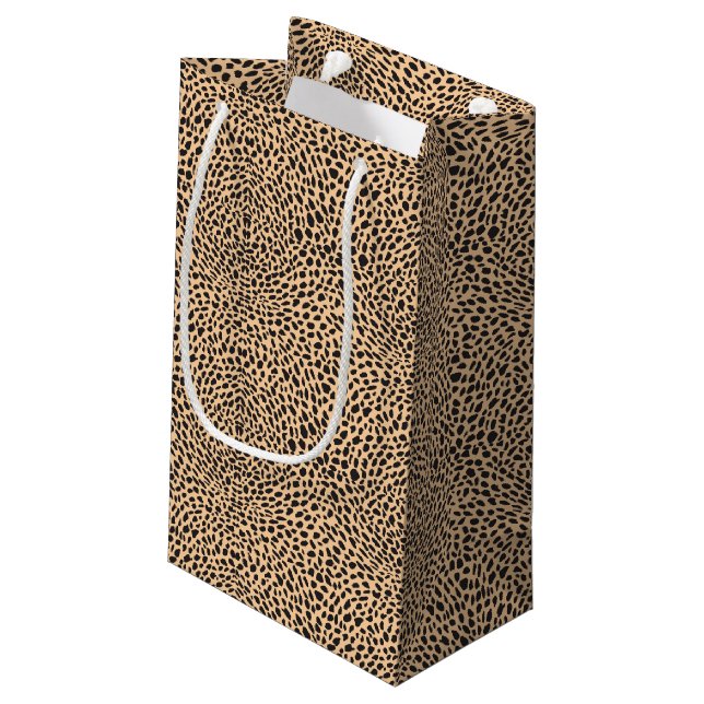 Petit Sac Cadeau Décor de guépard de peau (Dos Angle)
