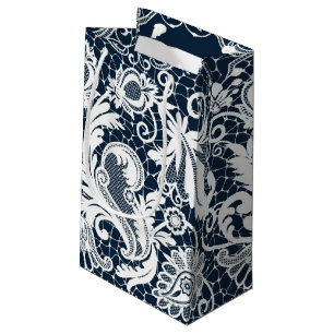 Petit Sac Cadeau Dentelle blanche 2
