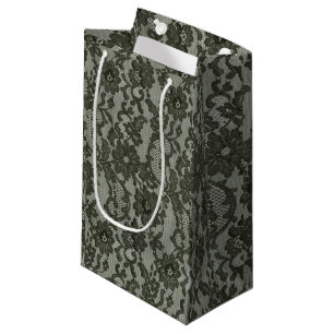 Petit Sac Cadeau Dentelle noire