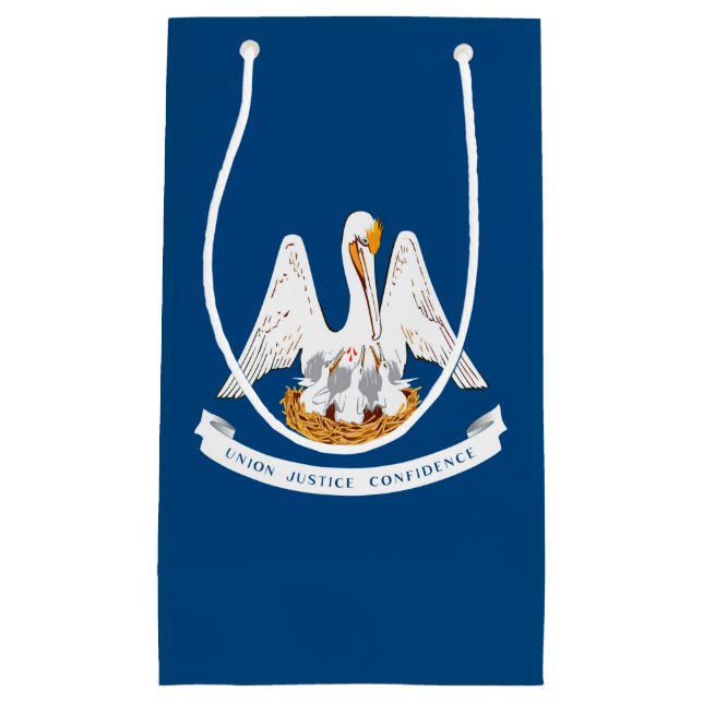 Petit Sac Cadeau Design de Louisiana State Flag (Devant)