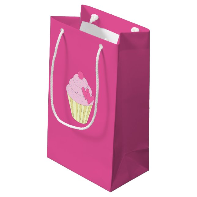 Petit Sac Cadeau Design illusima Rose (Dos Angle)
