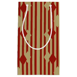 Petit Sac Cadeau Diamants rouges en or