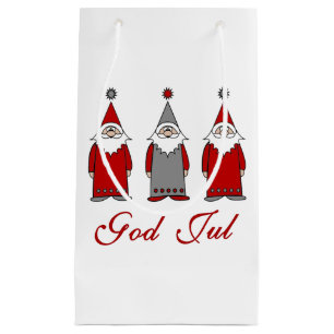 Petit Sac Cadeau Dieu juil Jour drôle de Noël norvégien