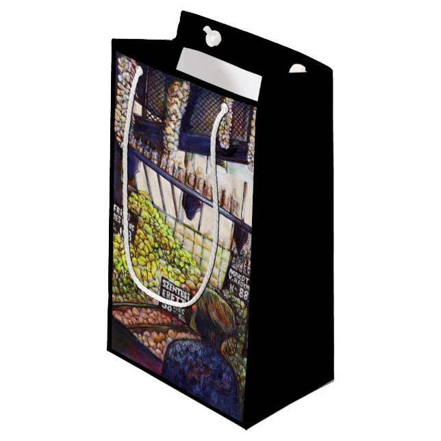Petit Sac Cadeau Dimensions de curiosité (Devant Angle)