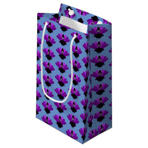 Petit Sac Cadeau Dindon Tom Violet