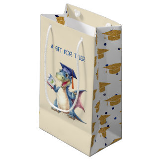 Petit Sac Cadeau Diplômé de la maternelle du dragon personnalisé