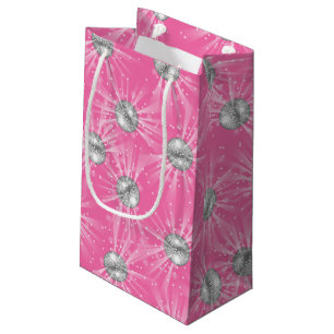 Petit Sac Cadeau Disco Ball Baby shower fille rose Super