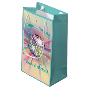 Petit Sac Cadeau Disco Ball Baby shower Super Pastel Rainbow