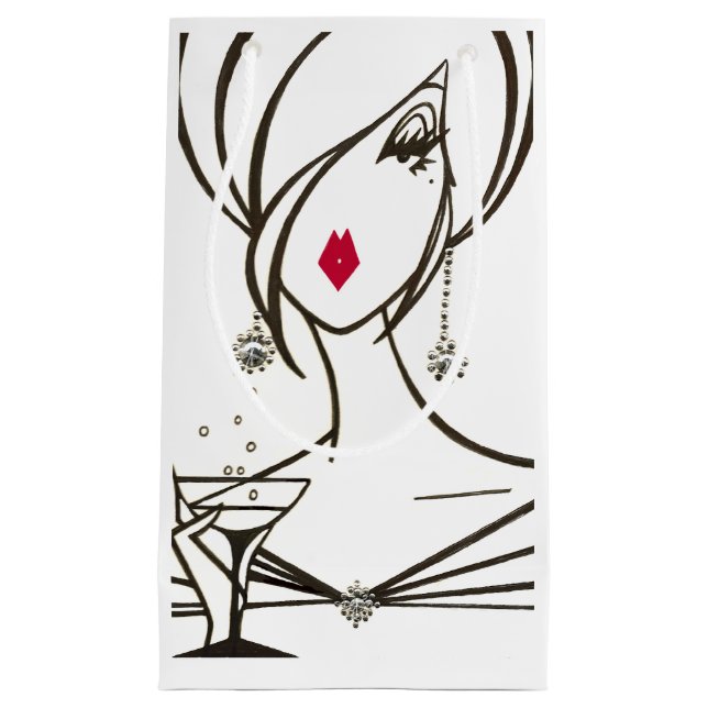 Petit Sac Cadeau "Diva Fabulous" (Devant)