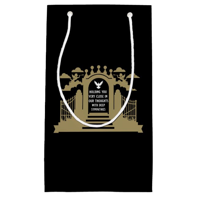 Petit Sac Cadeau Don funéraire en mémoire (Devant)