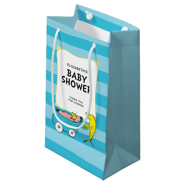 Petit Sac Cadeau Dr Seuss | Un poisson - Baby shower garçon (Devant Angle)