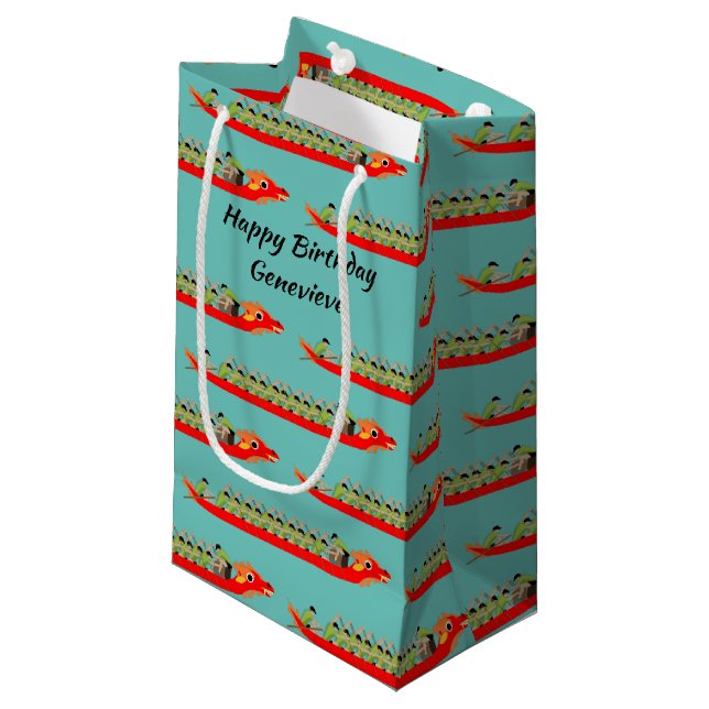 Petit Sac Cadeau Dragon Boat Racing (Devant Angle)