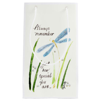 Petit Sac Cadeau Dragonfly Vintage simple