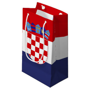 Petit Sac Cadeau Drapeau de Croatie