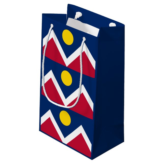Petit Sac Cadeau Drapeau de Denver, Colorado (Dos Angle)