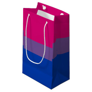 Petit Sac Cadeau Drapeau de la fierté bisexuelle