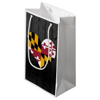 Petit Sac Cadeau Drapeau du Maryland coloré