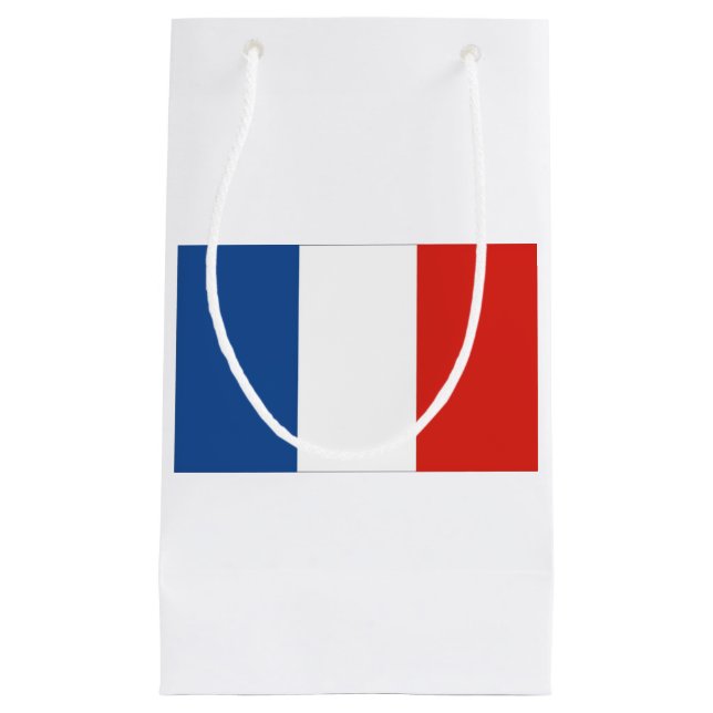 Petit Sac Cadeau Drapeau français (Devant)
