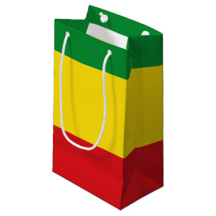 Petit Sac Cadeau Drapeau rastafari éthiopien Rasta