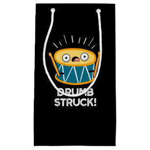 Petit Sac Cadeau Drumb Frappé Funny Drummer Drum Pun Dark BG