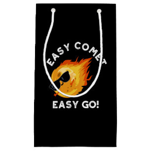 Petit Sac Cadeau Easy Comet Easy Go Funny Astronomy Pun Dark BG