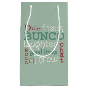 Petit Sac Cadeau Échange de cadeaux de Noël Bunco