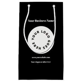 Petit Sac Cadeau Écran noir moderne Ajoutez votre logo