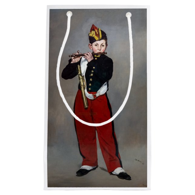 Petit Sac Cadeau Edouard Manet - Le Fifer / Jeune Flautis (Devant)