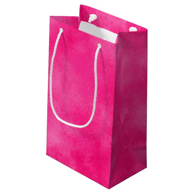 Petit Sac Cadeau Effet Magenta Cloud (Dos Angle)