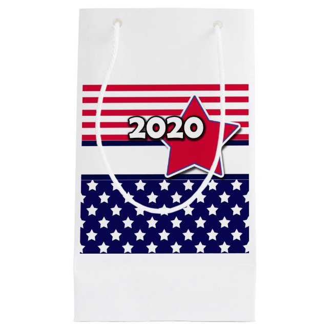 Petit Sac Cadeau Élection américaine, 2020, élection, personnalisée (Devant)