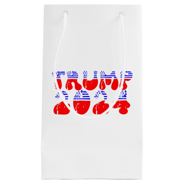Petit Sac Cadeau Élections Super rétrogrades et patriotiques de Tru (Devant)
