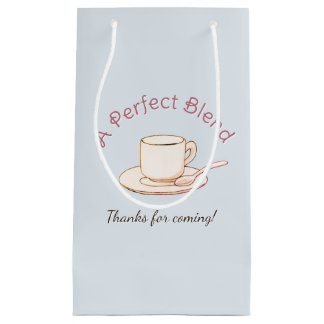 Petit Sac Cadeau Élégant Chaleur Tasse de Café Cosy Brunch et Rasse