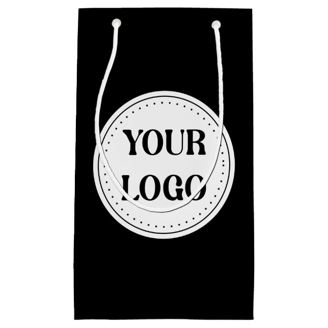 Petit Sac Cadeau Élégant, contemporain, poli et personnalisable. (Devant)