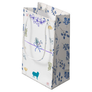 Petit Sac Cadeau Elegant Floral Eid al-Adha 
