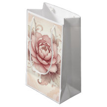 Élégant floral rose Pivoine