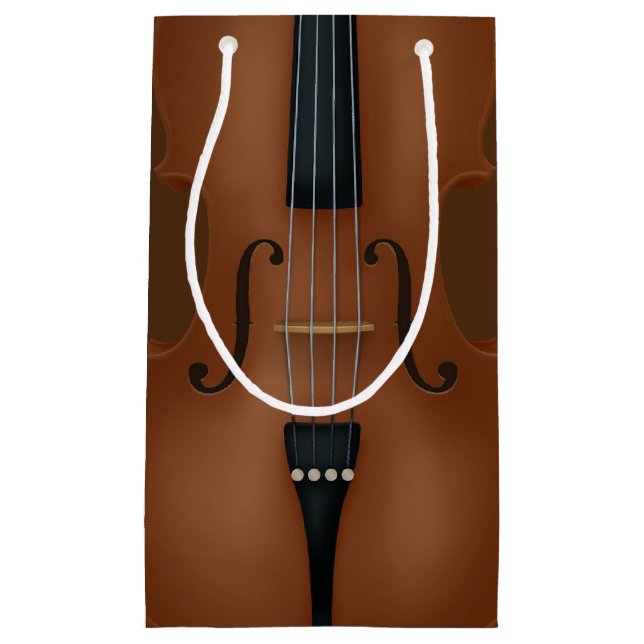 Petit Sac Cadeau Élégant violoncelle instrument à cordes Musique cl (Devant)
