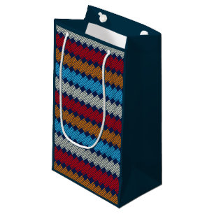 Petit Sac Cadeau Embroderie de dentelle de Motif Boho ethnique sur