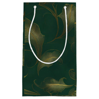 Petit Sac Cadeau Émeraude