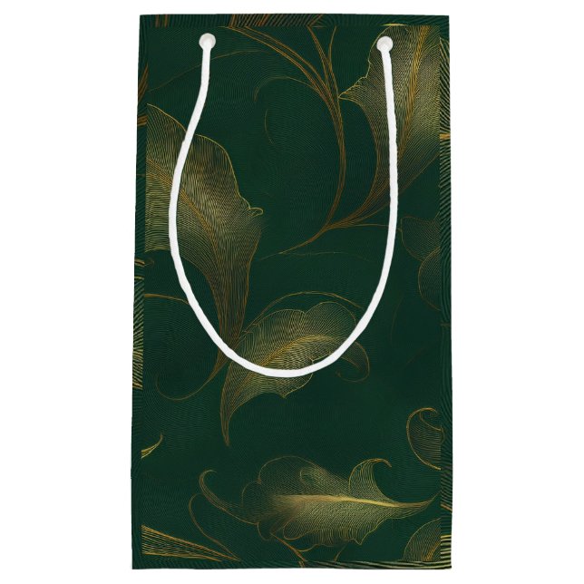 Petit Sac Cadeau Émeraude (Devant)