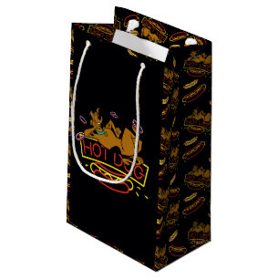 Petit Sac Cadeau Enseigne au néon de hot-dog de Scooby-Doo