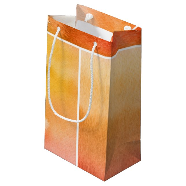 Petit Sac Cadeau Ensemble de l'abrégé sur 4 peints à la main (Dos Angle)