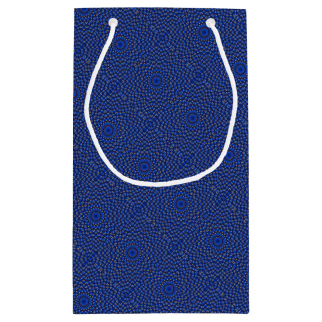 Petit Sac Cadeau Ente sur bleu Kaleidoscope Small (Dos)