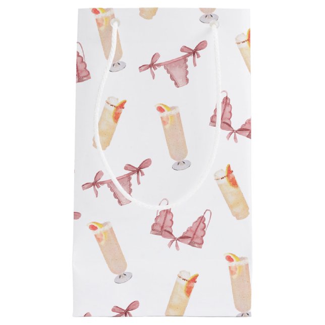 Petit Sac Cadeau Enterrement de vie de jeune fille : sous-vêtements (Devant)